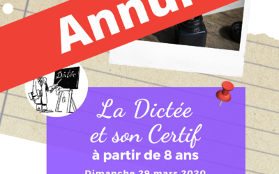 Annulation – La Dictée et son Certif&rsquo;