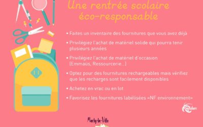 Rentrée scolaire 0 déchet !