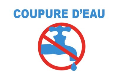 Coupure d’eau en raison de travaux le 24 février