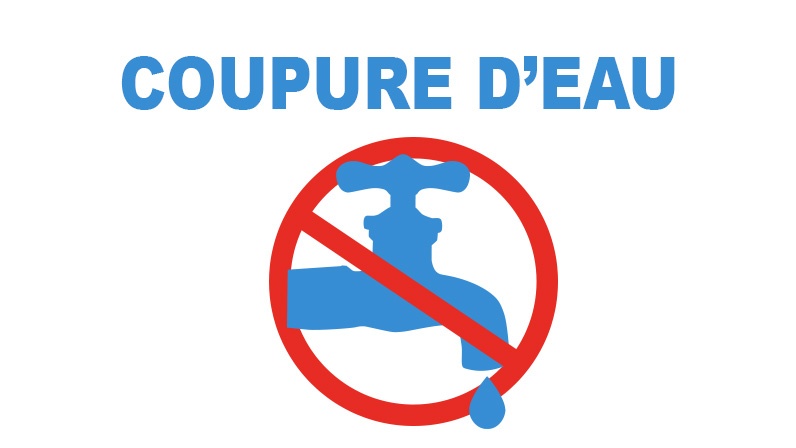 Coupure d&rsquo;eau en raison de travaux le 24 février