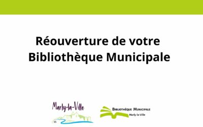 Réouverture au public Bibliothèque Municipale