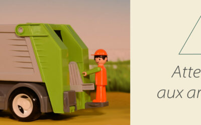 Porte-à-porte des agents de collecte des déchets