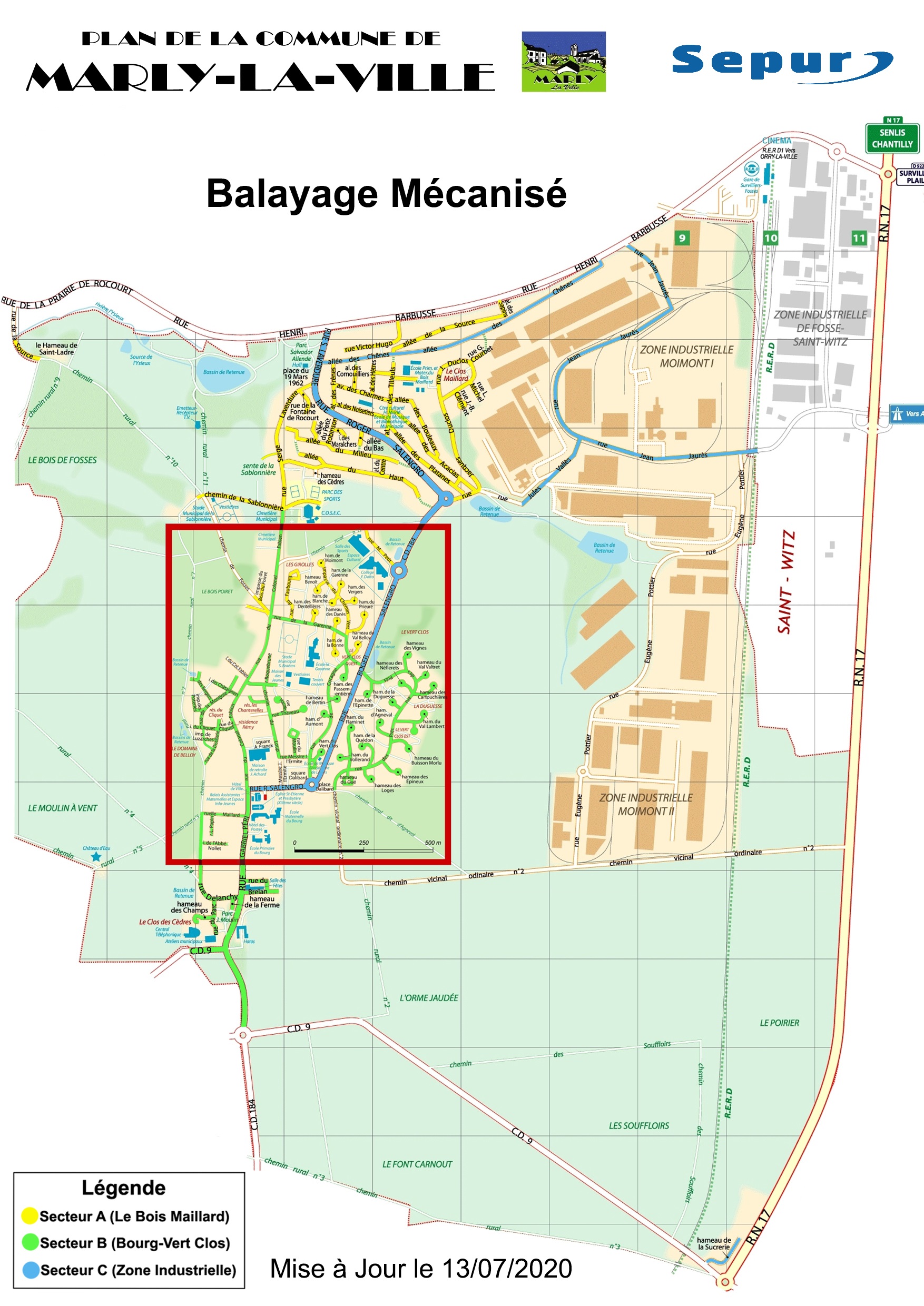 SEPUR Balayeuse plan complet MLV mise a jour le 13-07-2020