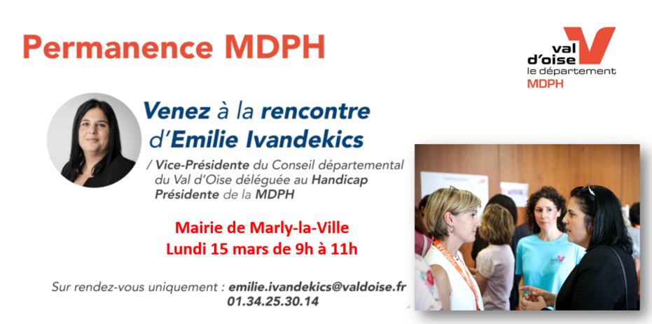 Permanence MDPH Marly 15 mars