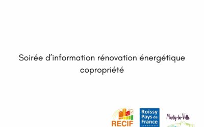 Soirée d’information virtuelle : rénovation énergétique copropriété