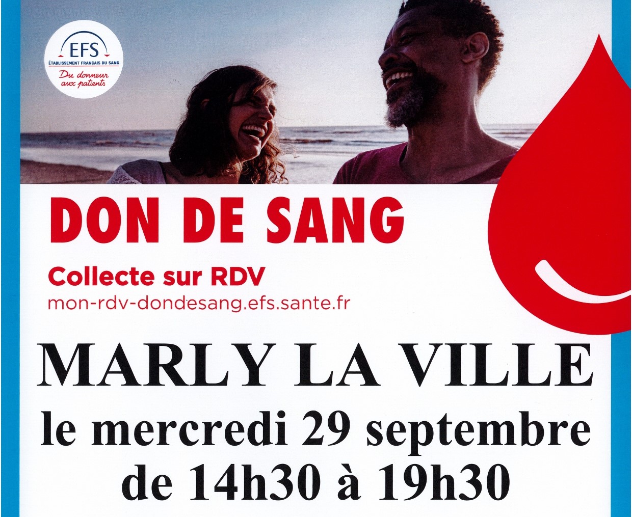 Don du sang 29.09.21 Bannière Don du sang 29.09.21 Bannière