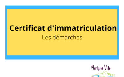 Informations – Certificat d&rsquo;immatriculation