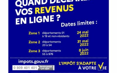 Déclaration de revenus en 2022