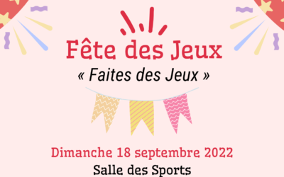 Fête des Jeux : venez vous amuser en famille !