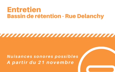 Entretien – Bassin de rétention, rue Delanchy