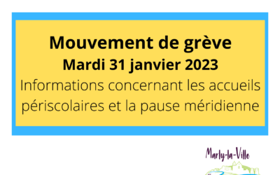 Mouvement de grève le 31 janvier