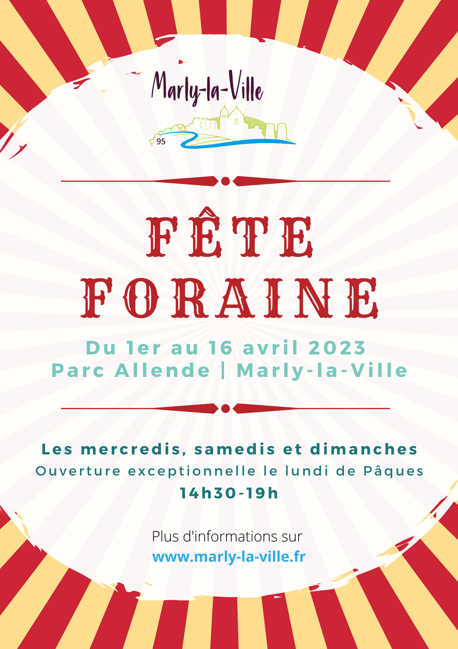 Affiche – Fête foraine 2023