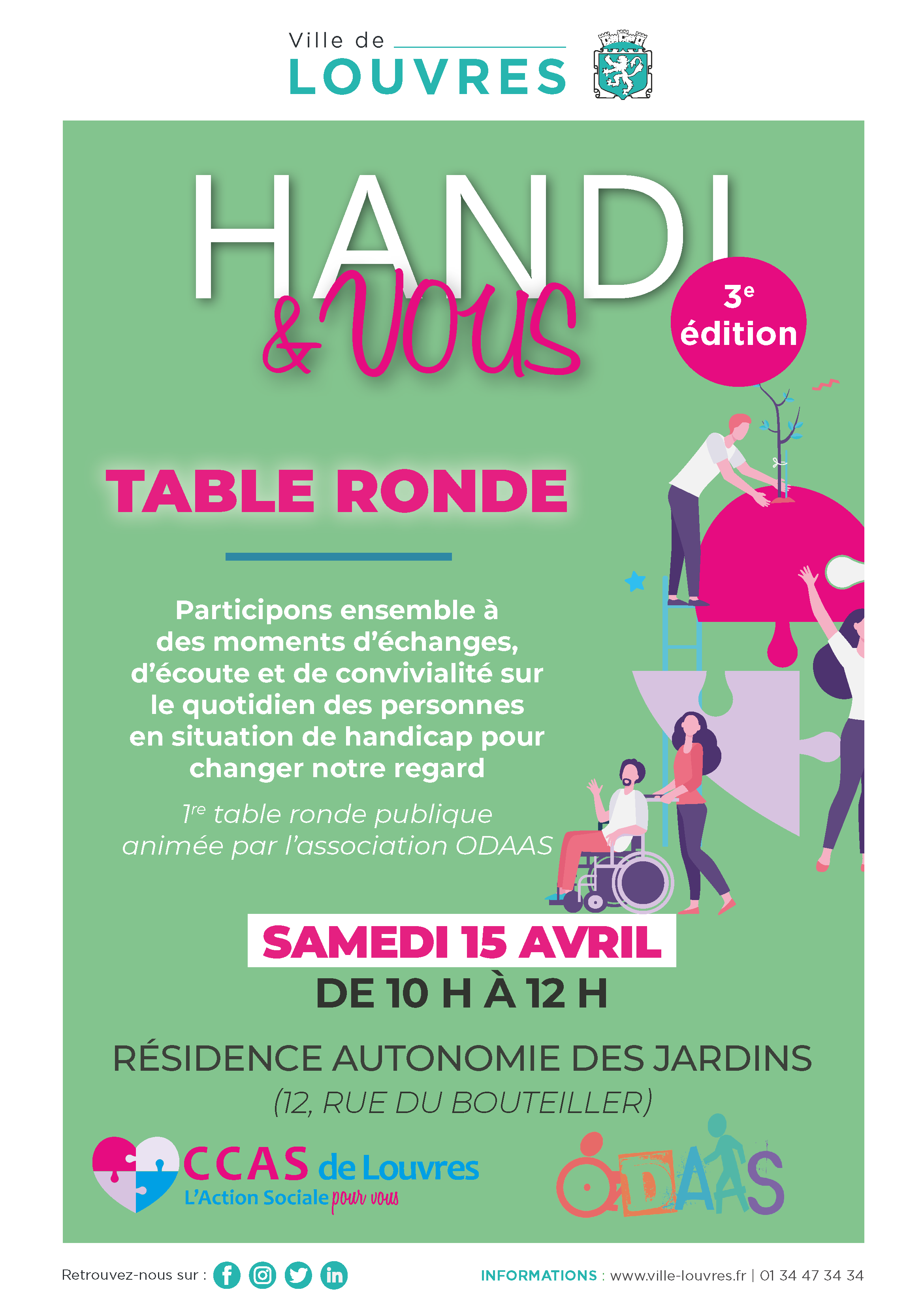 Table ronde Handi & Vous à Louvres