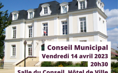 Conseil municipal du 29 mars 2024