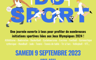 Un max d&rsquo;initiations sportives avec la Journée du Sport, le 9 septembre !