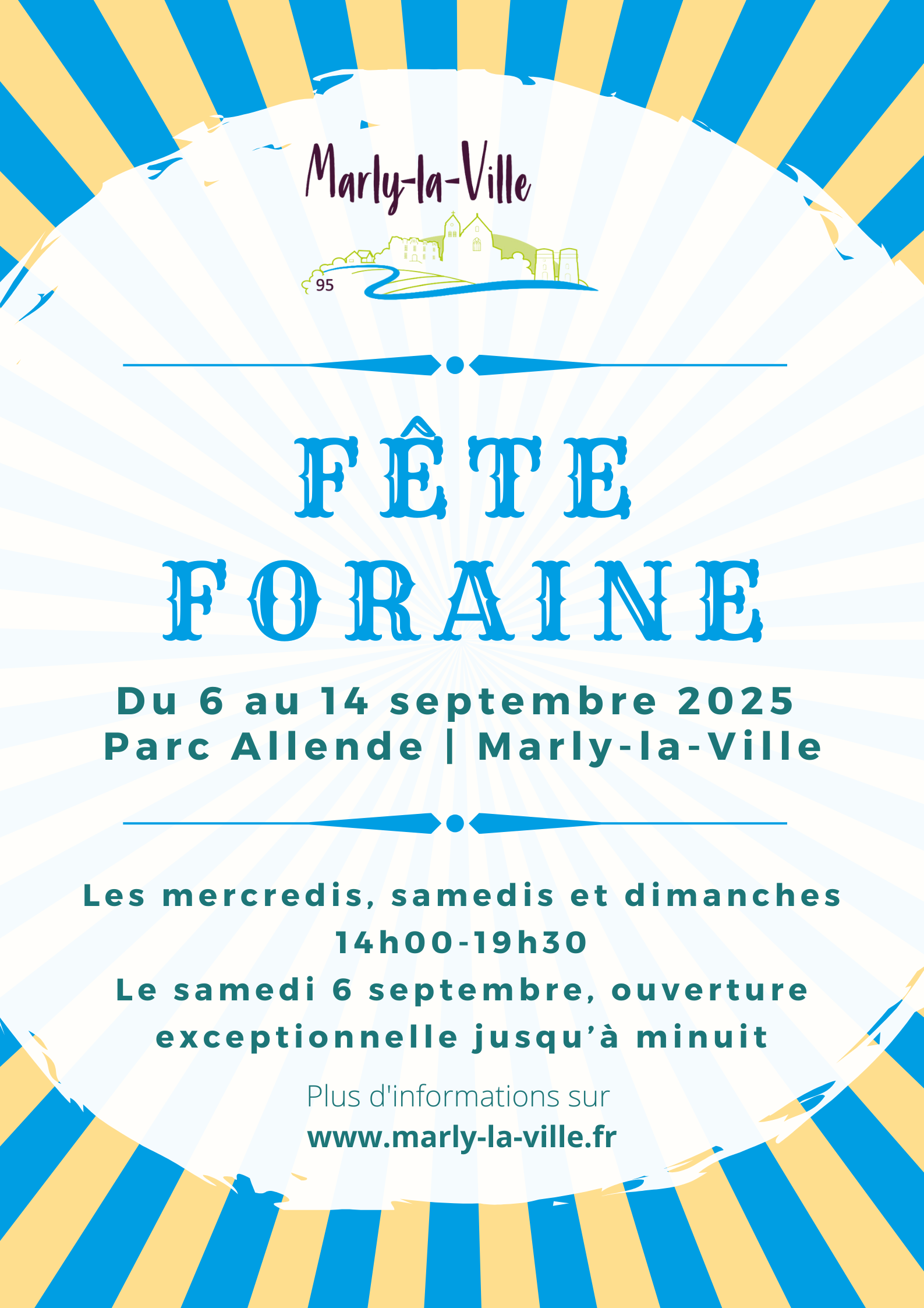 Affiche – Fête foraine 09-2025